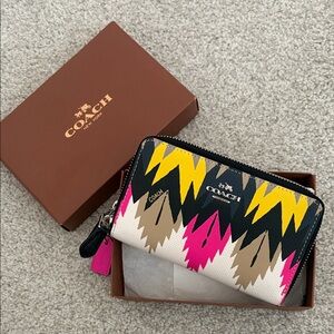 Coach Women's Vibrant Patterned Wallet